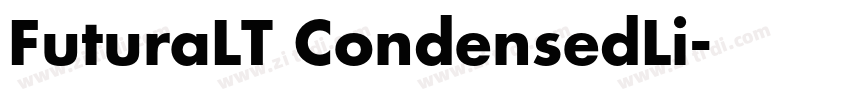 FuturaLT CondensedLi字体转换